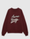 Sudadera Miles Chenille Signature cabernet